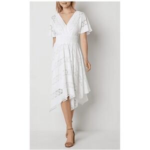 Rabbit Rabbit Rabbit Designs Lace Fairy Handkerchief Dress 8 White‎ Cottagecore
